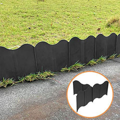 Orgrimmar edging used to form curved flower bed showing flexible fit