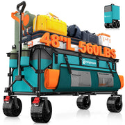 Originsure front view showing sturdy frame and turquoise fabric, easy loading benefit