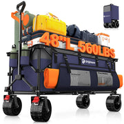 Originsure wagon front profile showing purple finish and large capacity