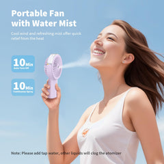 Otlonpe close-up of mist nozzle delivering fine spray for refreshing comfort