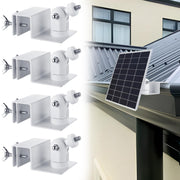 Oungy front view of gutter mount showing clamp and frame, durable installation benefit