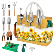 OUREST tote front view with all tools displayed for organized portability