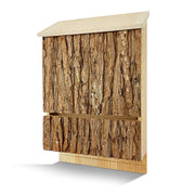 Outer Trails front view showing cedar bat house and natural camouflage benefit
