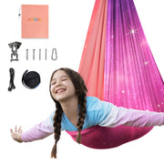 OUTREE front view of sensory swing showing cozy enclosure and calming benefit
