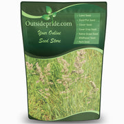 Outsidepride front packaging showing grazer orchard seed and planting benefits