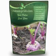 Outsidepride front pack showing 1 lb seeds and planting benefit