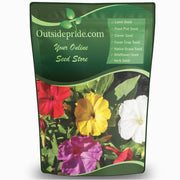 Outsidepride seed packet front view showing brand and mix benefits