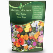 Outsidepride front pouch showing clear label and deer-resistant claim