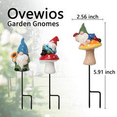 Ovewios close-up of hand-painted gnome detail highlighting textured finish