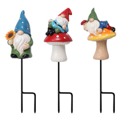 Ovewios blue gnome front view showing cheerful design and curb appeal