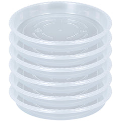 OVZILKI front view clear saucer showing stable base and clean look