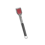 OXO coiled grill brush front view showing bristle-free coils and comfort handle for safe cleaning