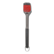 OXO brush front view showing head and scraper for efficient cleaning