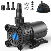OYO WATER front view of pump showing compact body and fittings for easy installation
