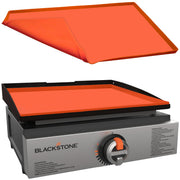 OZG front view of 17-inch silicone griddle mat showing full coverage protection