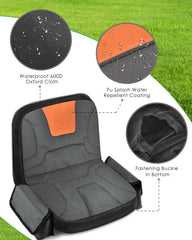 PACETAP insulated drink pouch open with beverage demonstrating temperature retention