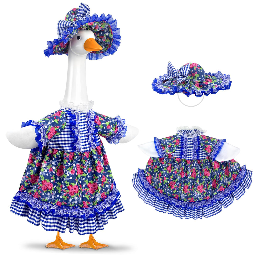 PaLuQiYa front view of goose outfit shows bright floral design and instant curb appeal