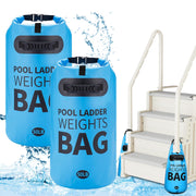 PAMASE front view of two ladder weights showing pack and labels, durable protection
