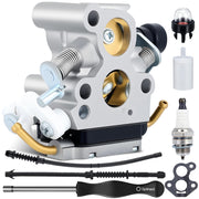 Panari carburetor front view showing ports and mounting flanges for quick installation