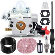 Panari FS56RC front view showing carburetor fitment and reliable fuel flow