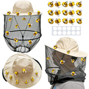 PANMAX hat front view showing full brim and attached veil for face protection