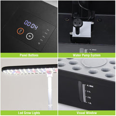 PARAQUIP adjustable light tower raised to fit taller plants, maximizing growth benefit
