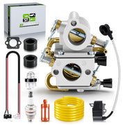 partszen carburetor front view showing clean fit and improved reliability