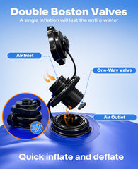 Pechfun Boston valve detail for fast inflation and reliable air seal