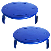 PEHUAP front view of blue spool cover showing clean replacement and easy fit