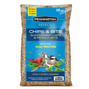 Pennington front packaging 15-lb bag showing product and benefits