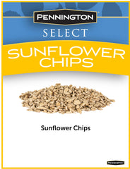Pennington sunflower chips being poured into feeder with tidy flow