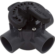 Pentair diverter valve front view showing compact durable design and easy switching
