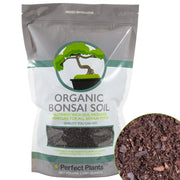 PERFECT PLANTS front packaging showing 2 quart bag and label benefits