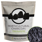 Perfect Plants charcoal bag front view showing product labeling and volume benefit