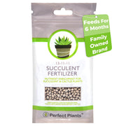 PERFECT PLANTS front pouch showing resealable bag and label for easy storage