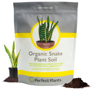 PERFECT PLANTS front packaging showing resealable 4 qt bag and benefits