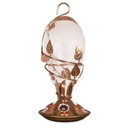 Perky-Pet front view showing tempered glass and copper flowers benefits visibility