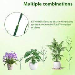 PERSZEN stake inserted in pot to show scale and gentle root protection benefit