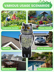 Pestvanish owl rear wind panel detail boosting head rotation effectiveness