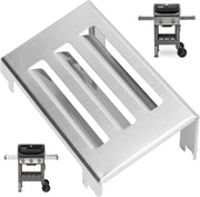 PETKAO heat deflector front view showing fit and shape benefit even heat