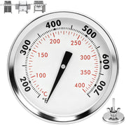 PETKAO 67088 front dial showing clear dual Fahrenheit and Celsius readout for accurate grilling