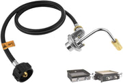 PETKAO front assembly view showing regulator and hose, reliable connection