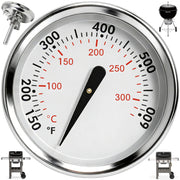 PETKAO front face temperature gauge showing clear dual-scale reading