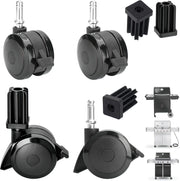PETKAO front packaging showing four locking casters and contents benefit: correct OEM fit