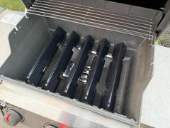 PETKAO installed flavorizer bars in a Weber grill improving heat distribution