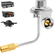 PETKAO regulator front view showing durable body and safe connection benefit