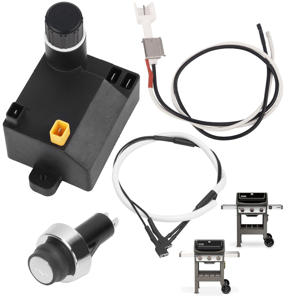 PETKAO igniter kit front view showing all included parts and ease of replacement