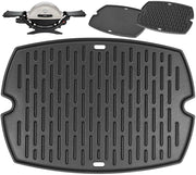 PETKAO griddle front view showing full replacement fit and reliable heat