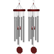 Pgzsy front view showing full-length chimes and packaging, peaceful decor benefit