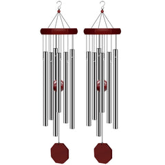 Pgzsy front view showing full-length chimes and packaging, peaceful decor benefit